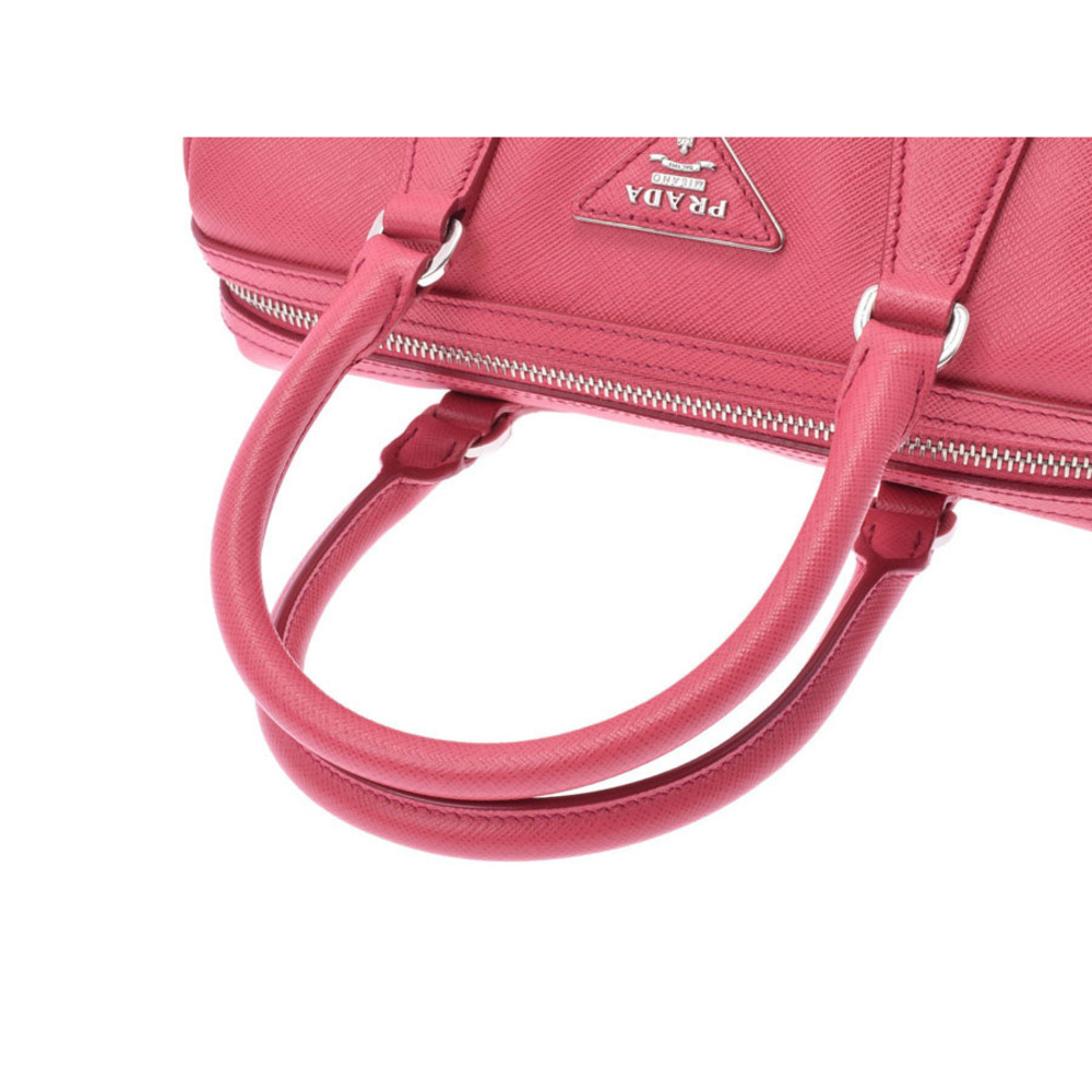 Prada bag Peonia pink Saffiano bowling leather Lux - Picture 3 of 11